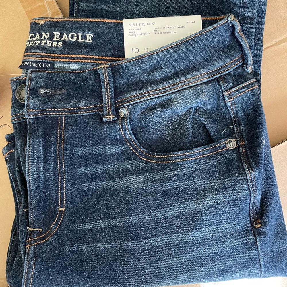 American Eagle super stretch x4 kick boot jeans